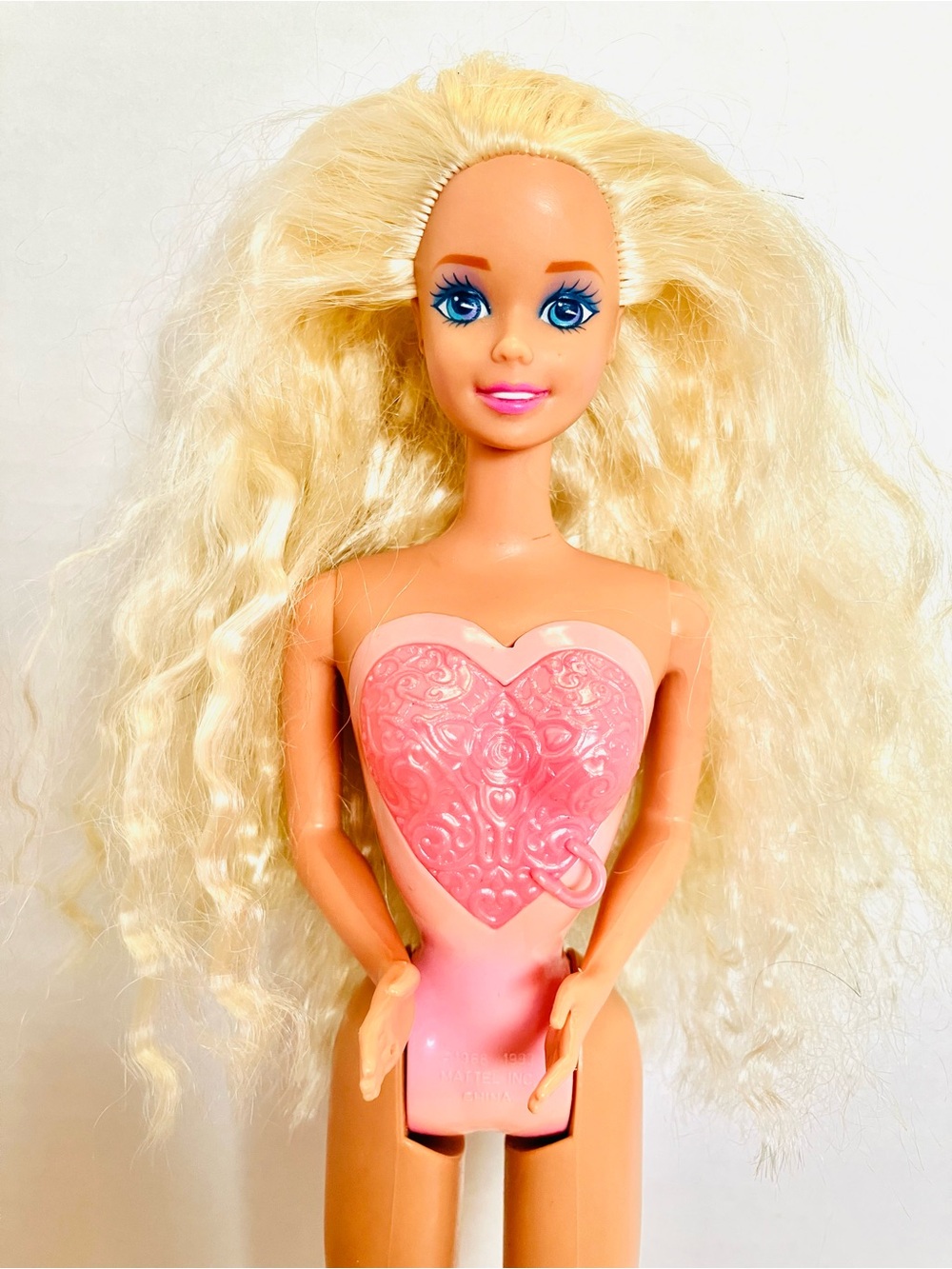 Barbie 1993 Locket Surprise Fashion Doll Incomplete Read